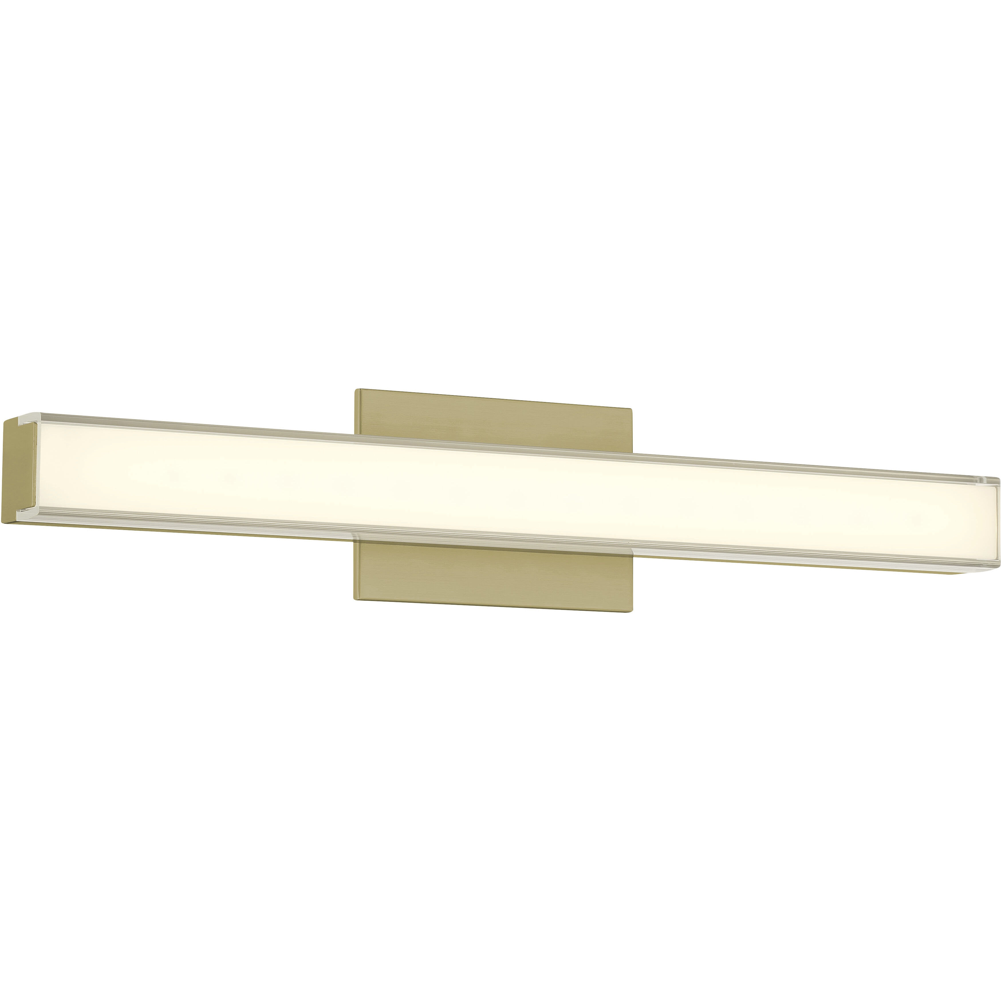 Vantage LED 24 inch Ashen Brass Bath Vanity Wall Light
